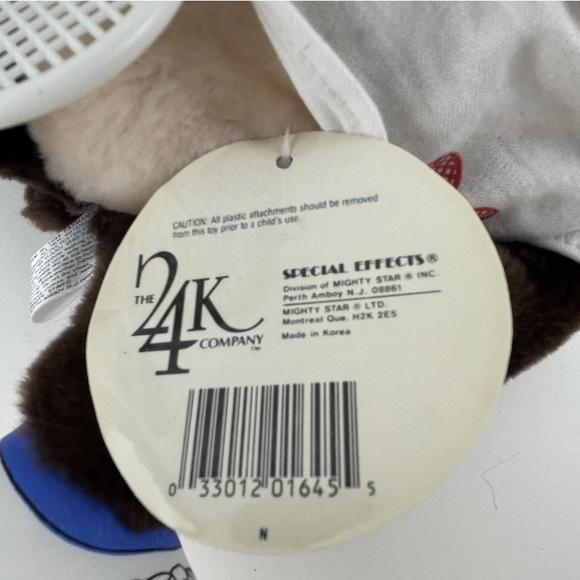 Vintage Tasmanian Devil plush vintage 1988 Playing tennis - Picture 5 of 10